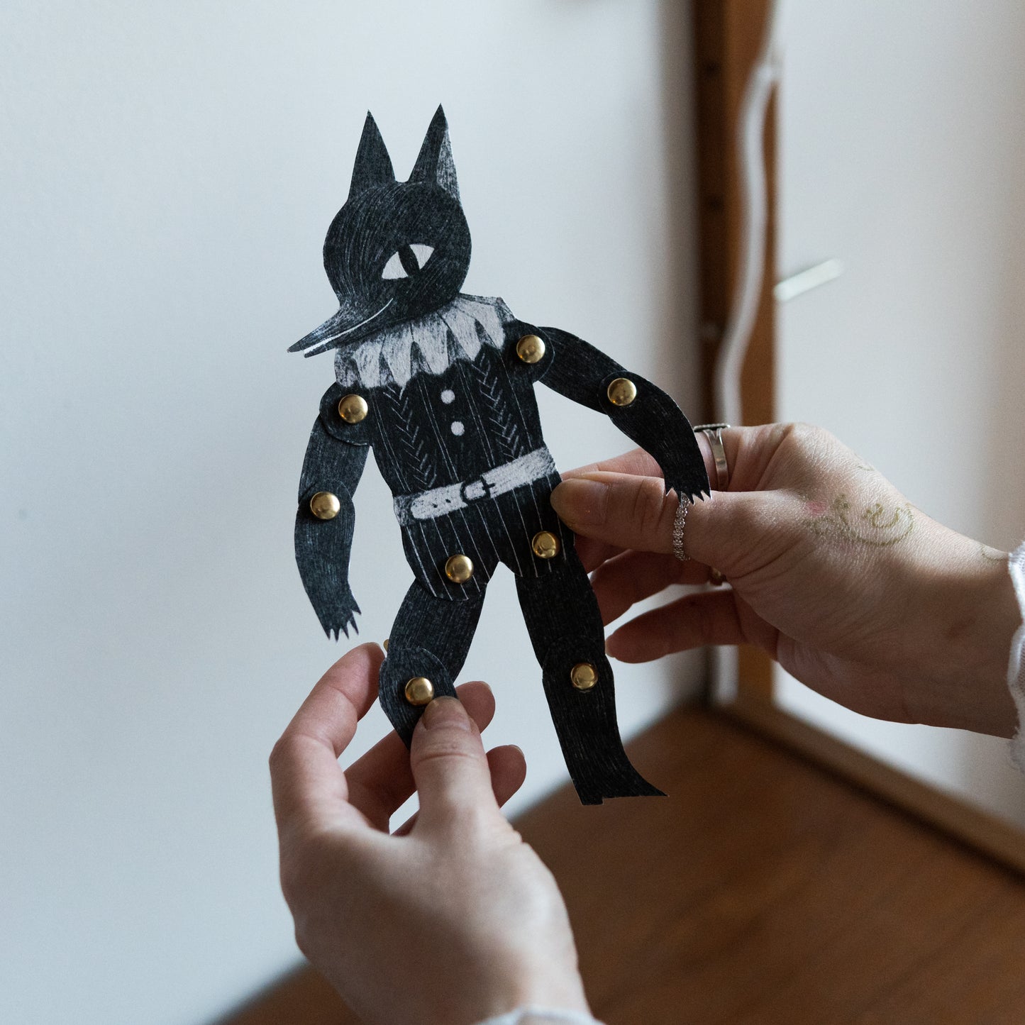 Wolf Paper Doll DIY