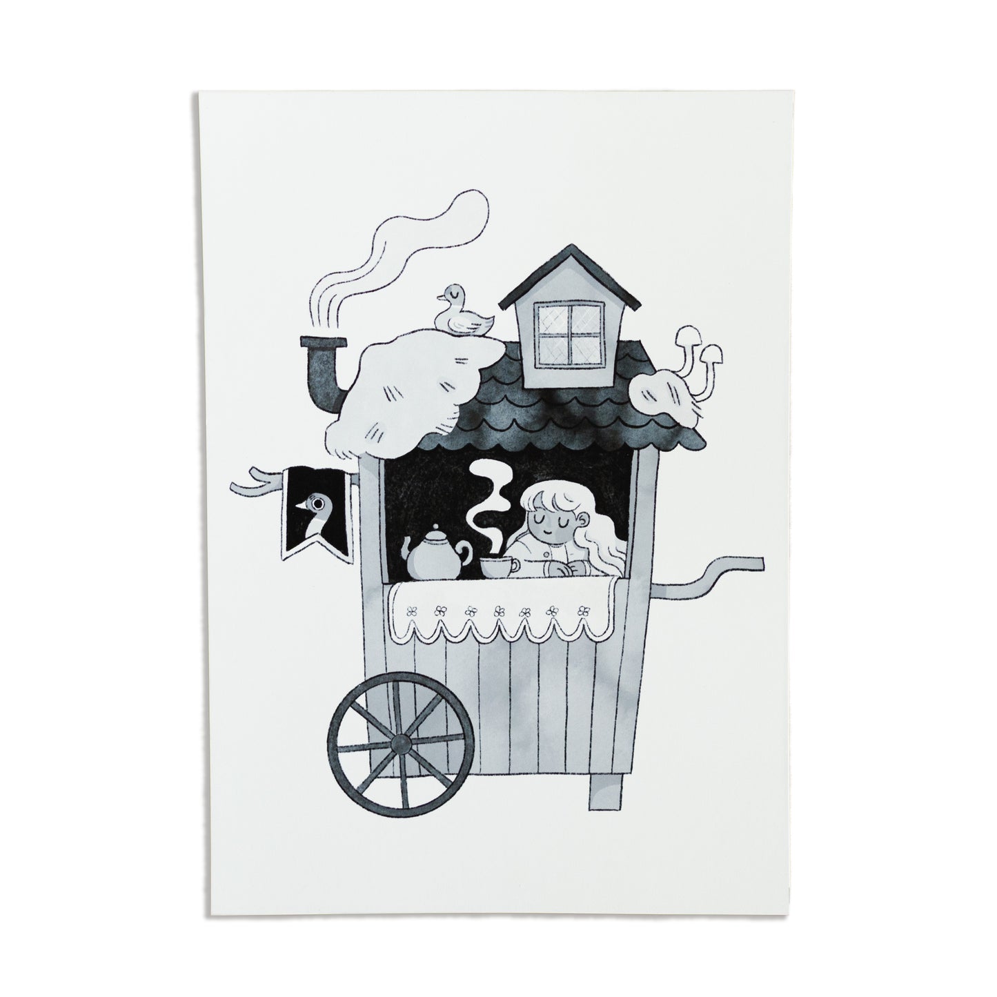 Shop on Wheels Print