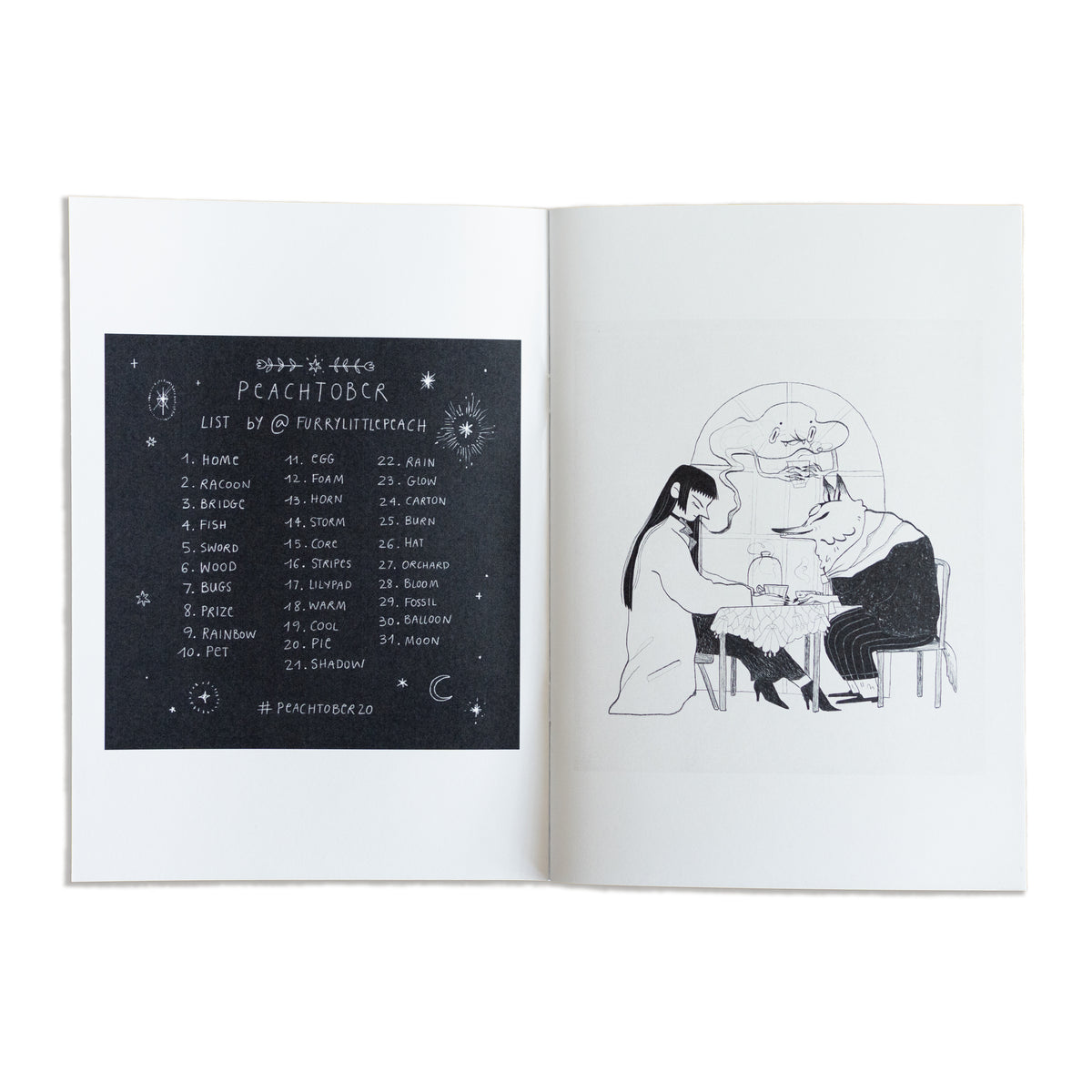 Ghost Haven Peachtober 2020 Zine