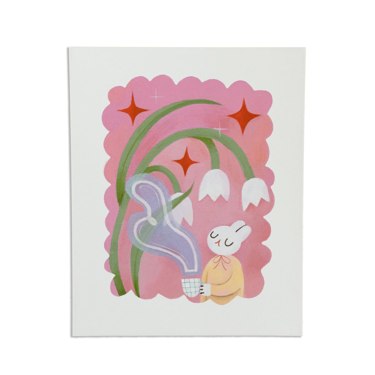Rosy Bunny Print